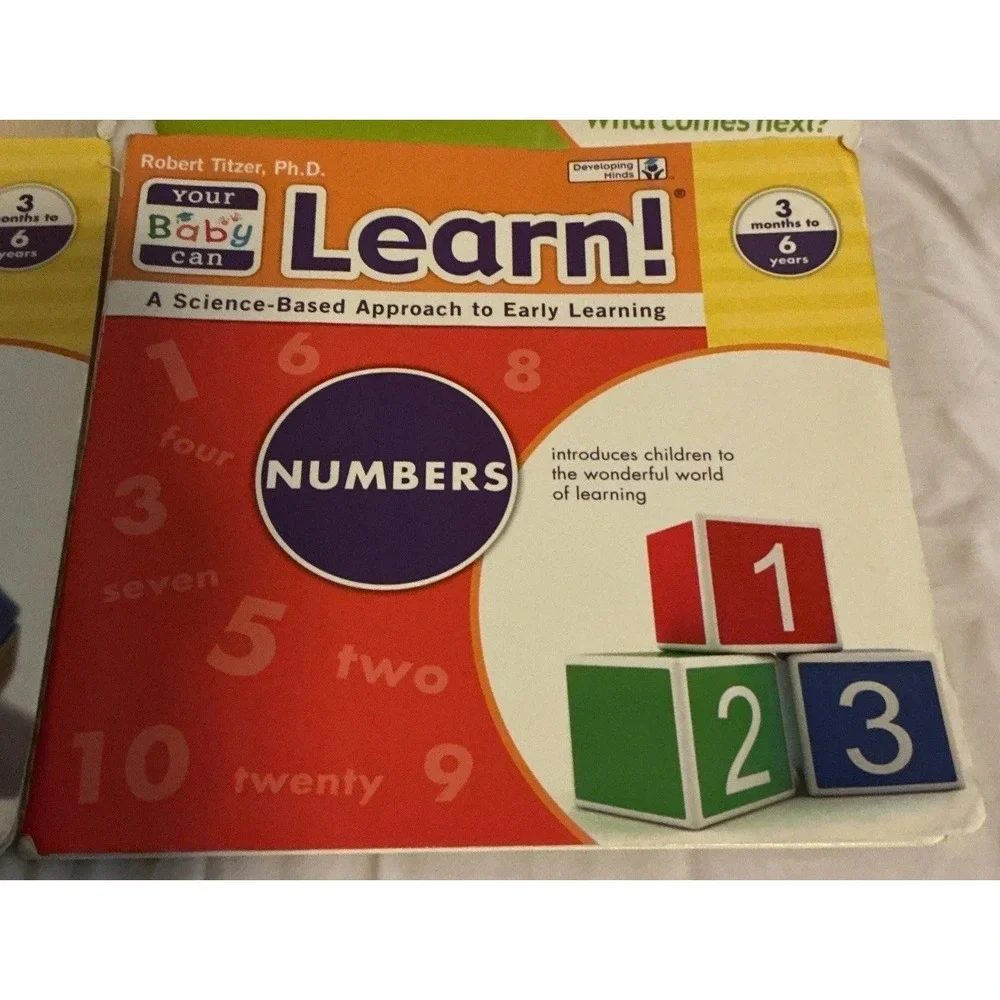 Lot Of 4 Your‎ Baby Can Learn Books! Shapes, Numbers, Patterns, And Prepositions